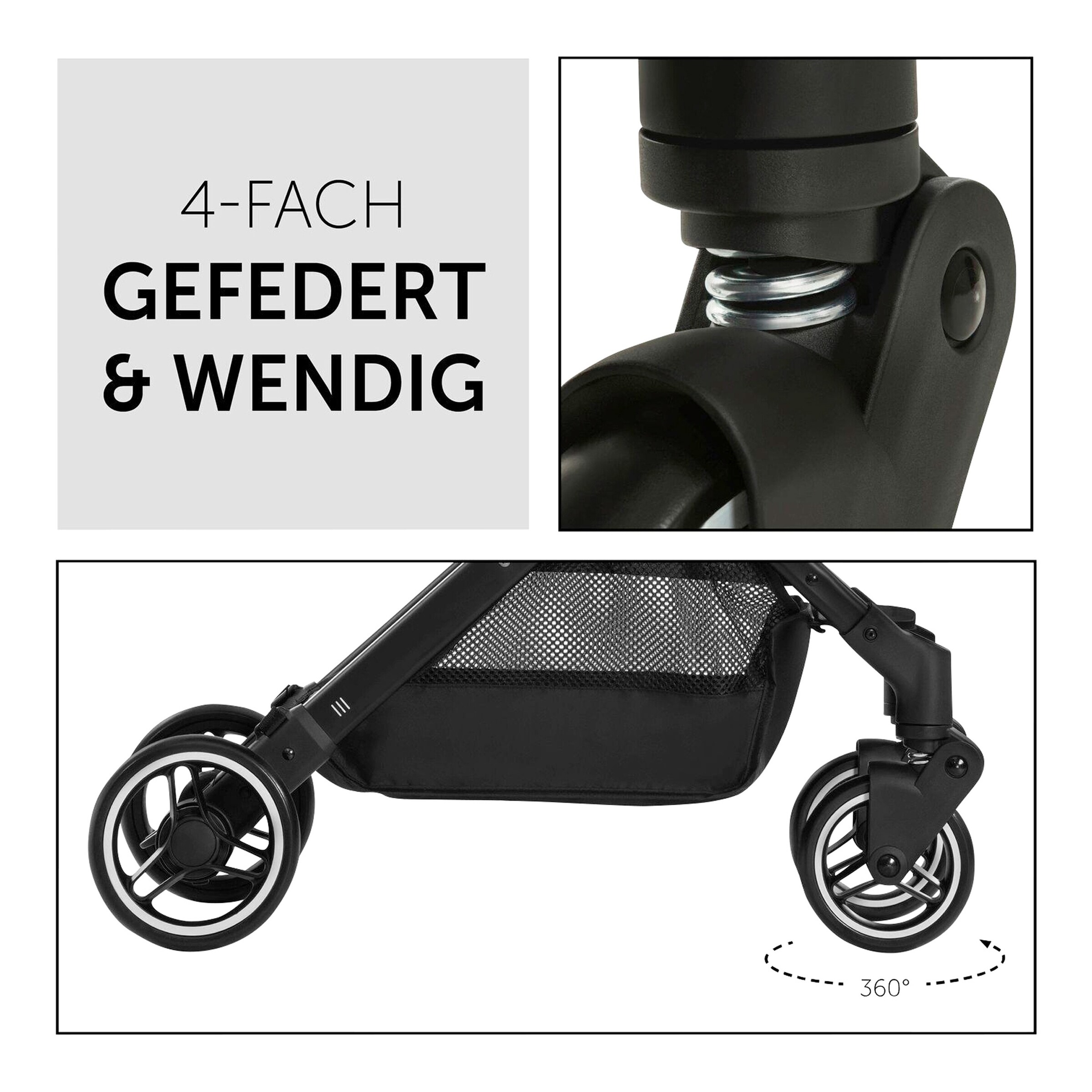 Hauck Buggy TravelNCare dark olive