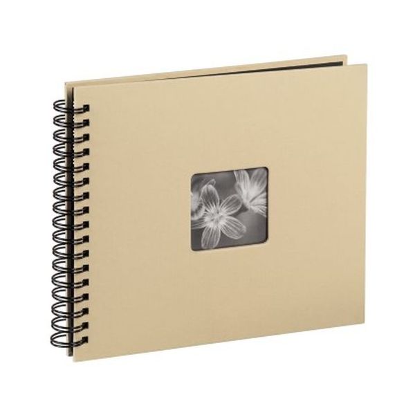 Hama Fine Art 36x32/50 10609 Spiralbound Album, Taupe - 10609