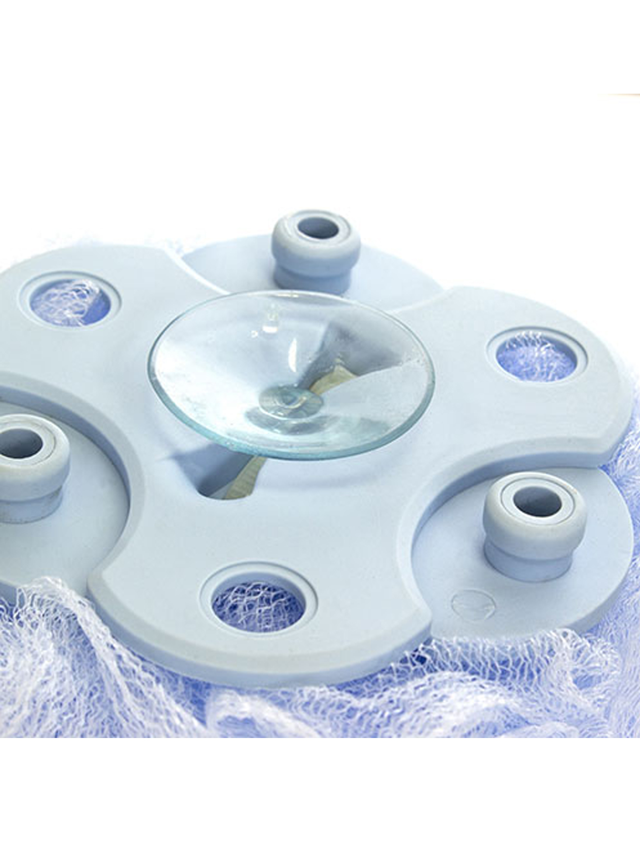 Fleur de bain avec ventouse