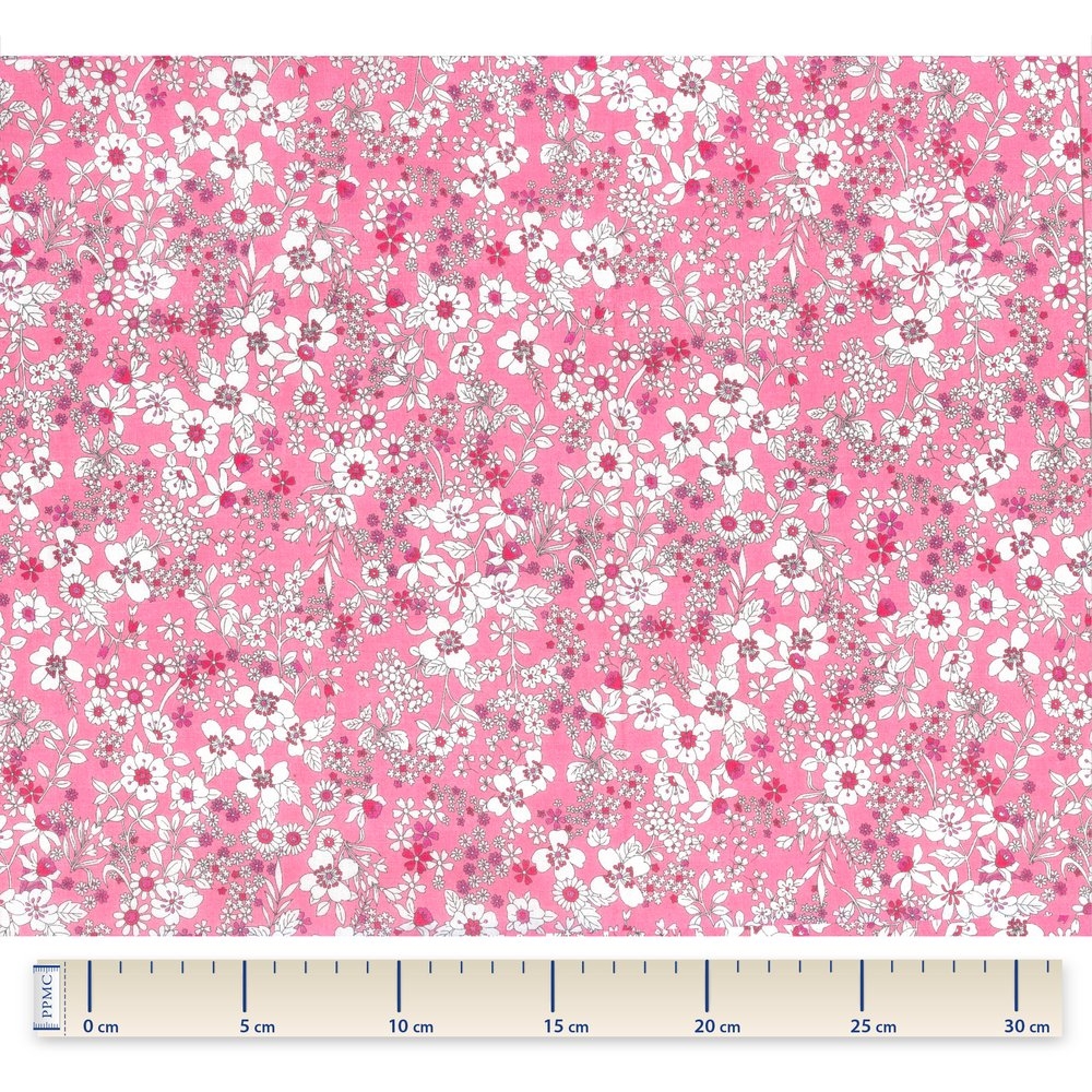 Coupon Tissu 1 M Violette Rose