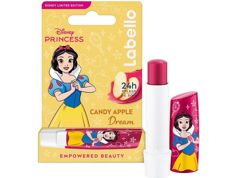 LABELLO Lippenpflege Schneewittchen Candy Apple Dream 4.8 g Lippenpflegestift mit natürlichen Ölen und Apfelaroma