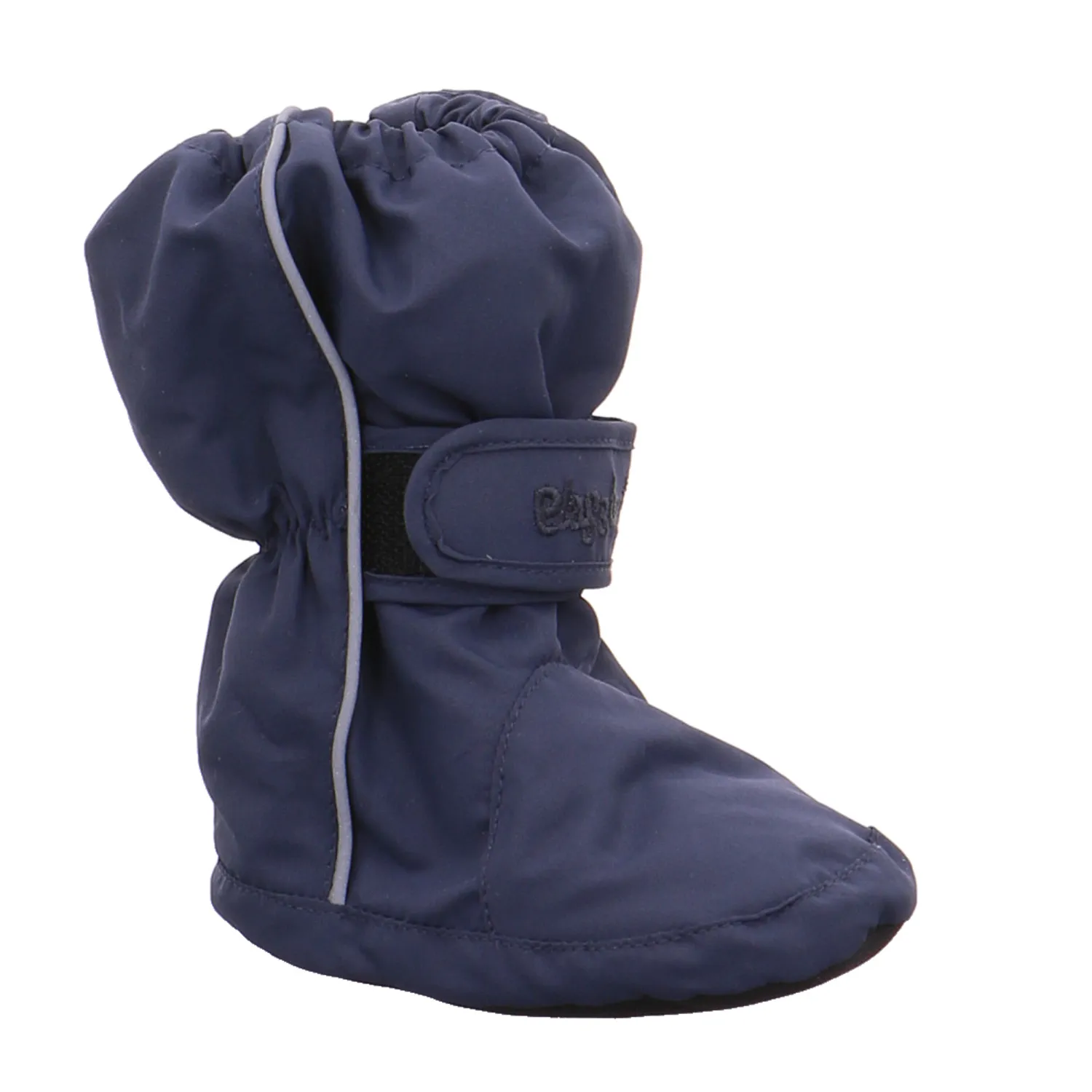PLAYSHOES Krabbelschuh Blau Textil  Thermofüssling