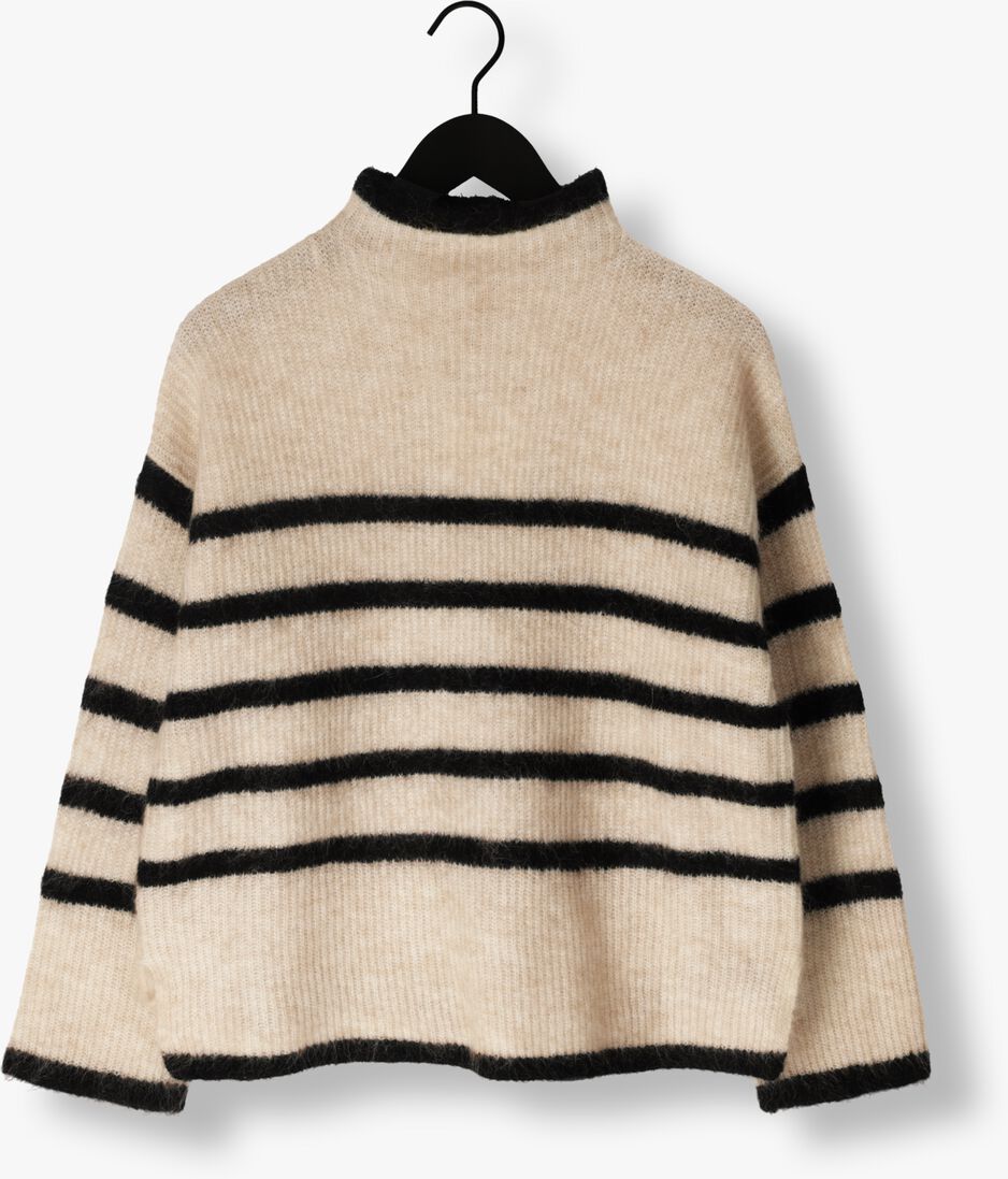 SECOND FEMALE zand second female trui ovalis knit t-neck