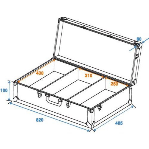 Omnitronic DIGI-1 flightcase 2x CD 1x 10 inch mixer