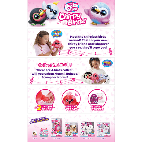 Pets Alive Chirpy Birds S1 Surprise
