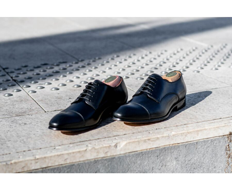 Derbies noir homme semelle cuir - GARSTON