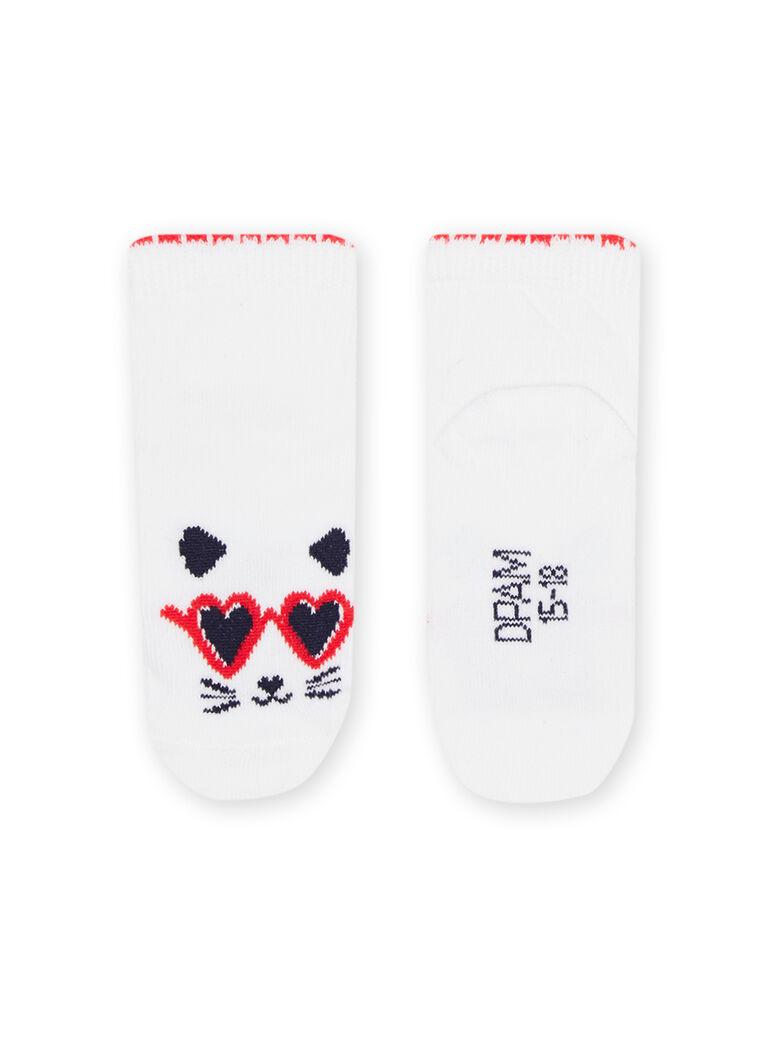 Chaussettes écrues bébé fille