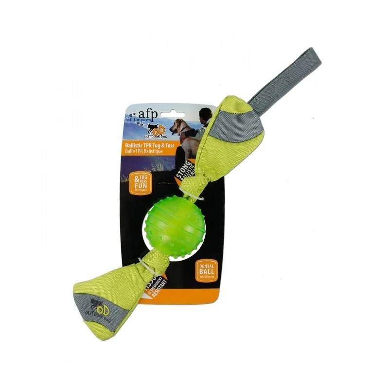 Bola balística para cães de 51 cm para uso externo com aba