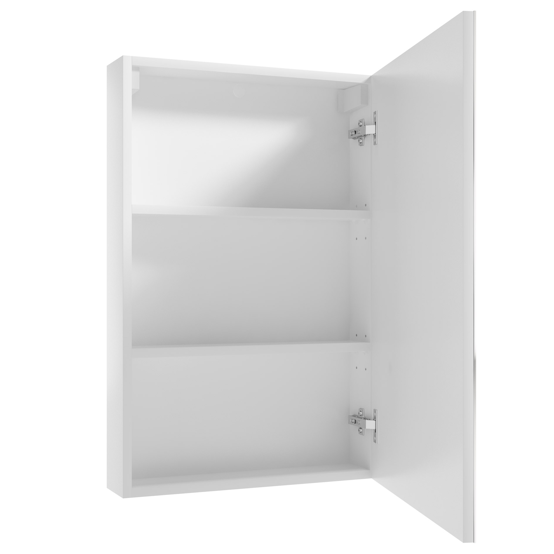 Spiegelschrank - weiß - 50 cm