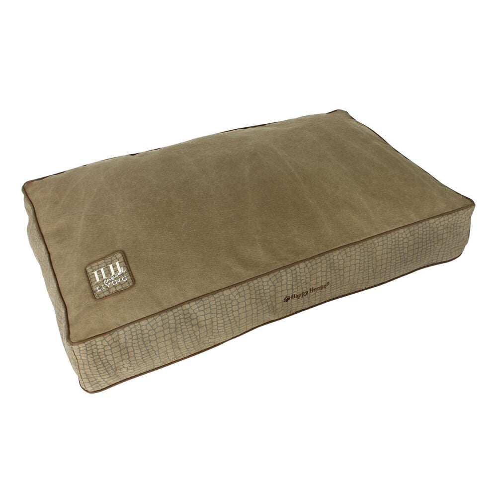 Happy-House Blokkussen Casual - Hondenkussen - bruin - 15x95x95 cm - S