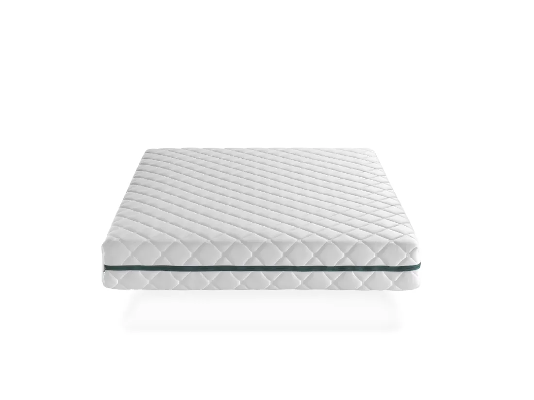 Matelas Déhoussable 140X190 EROS, Epaisseur 22 CM, Mousse Adaptative, Ergonomique. Soutien Equilibré