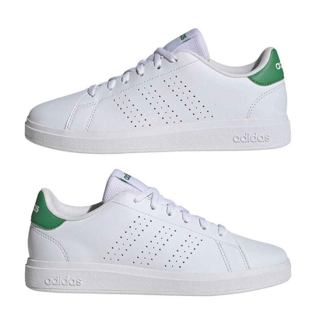 adidas Advantage Base 2.0 sneakers wit/groen