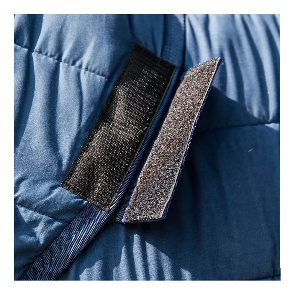 Kentucky SKIN FRIENDLY 150G - Couverture de box + couvre-cou amovible navy