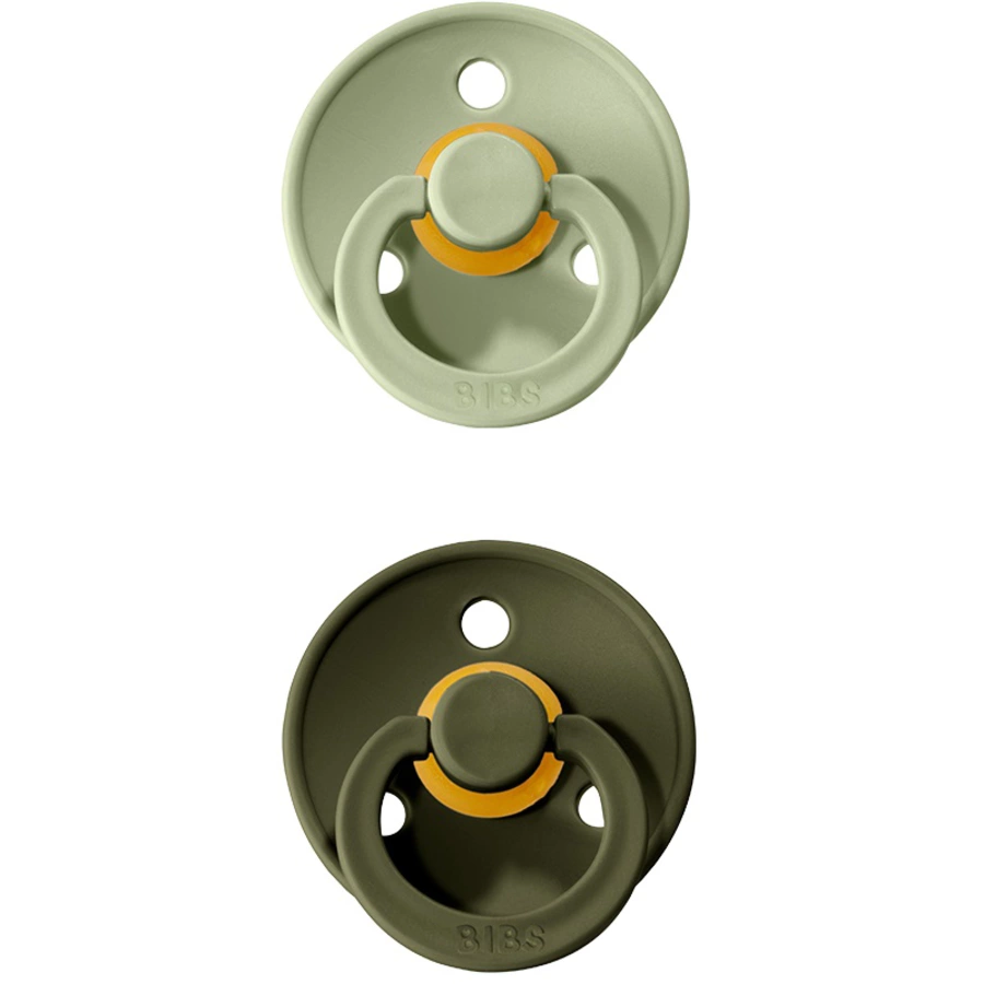 BIBS® Schnuller Colour Sage  Hunter Green 6-18 Monate, 2 Stk.
