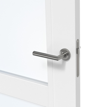 Arne & Bodil binnendeur ABB105 blank glas - wit afgelakt - glaslat wit