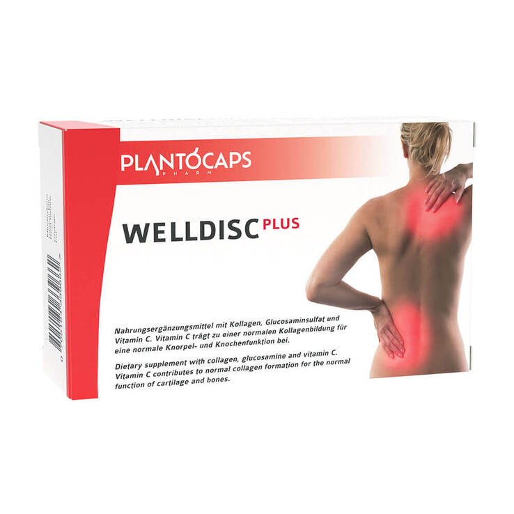 Plantocaps Welldisc Plus Kapseln, 60 St