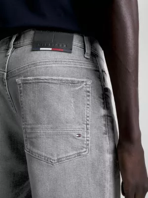 Shorts jeans desbotados Brooklyn de corte regular
