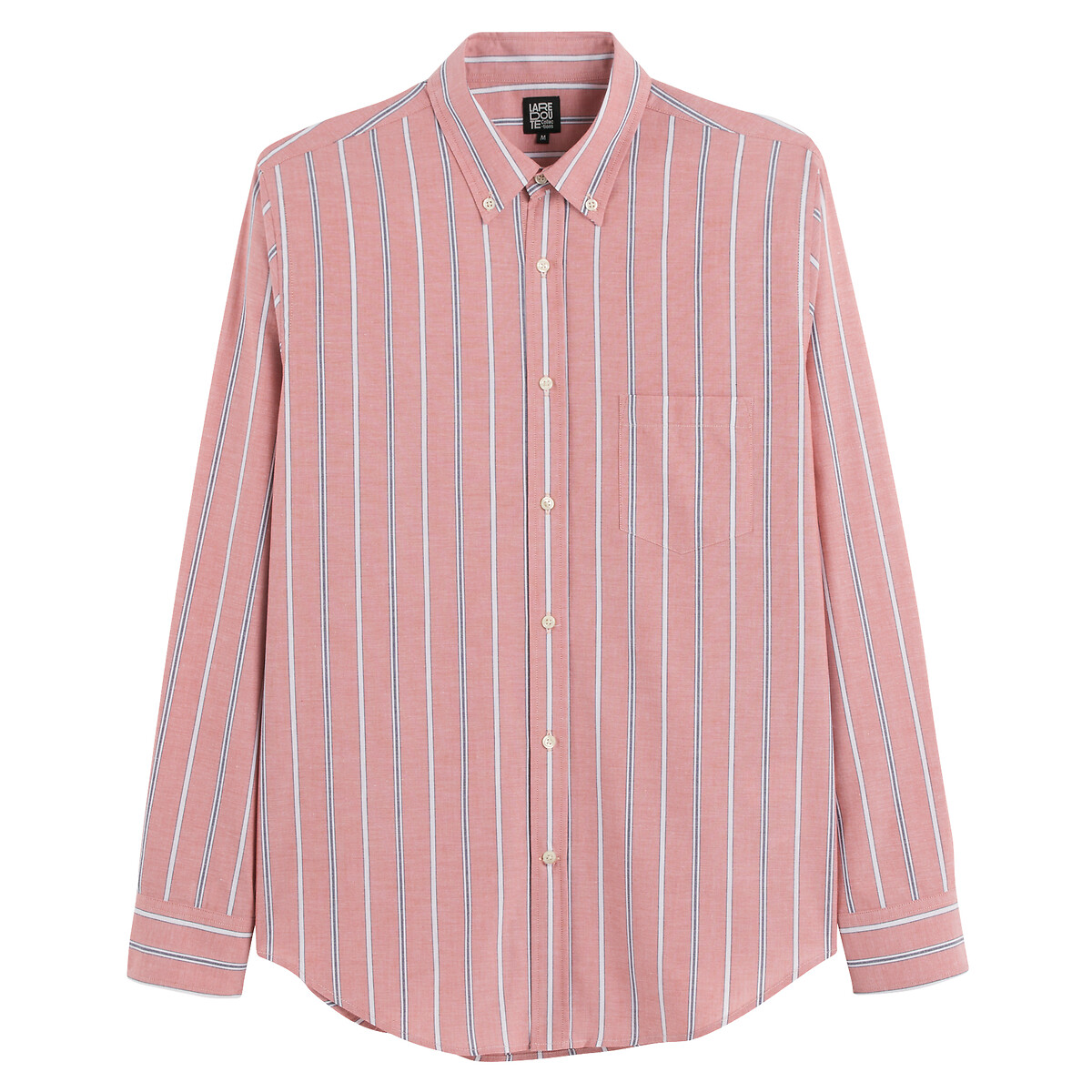 COLEÇÃO LA REDOUTE<br>Camisa reta listrada com gola americana