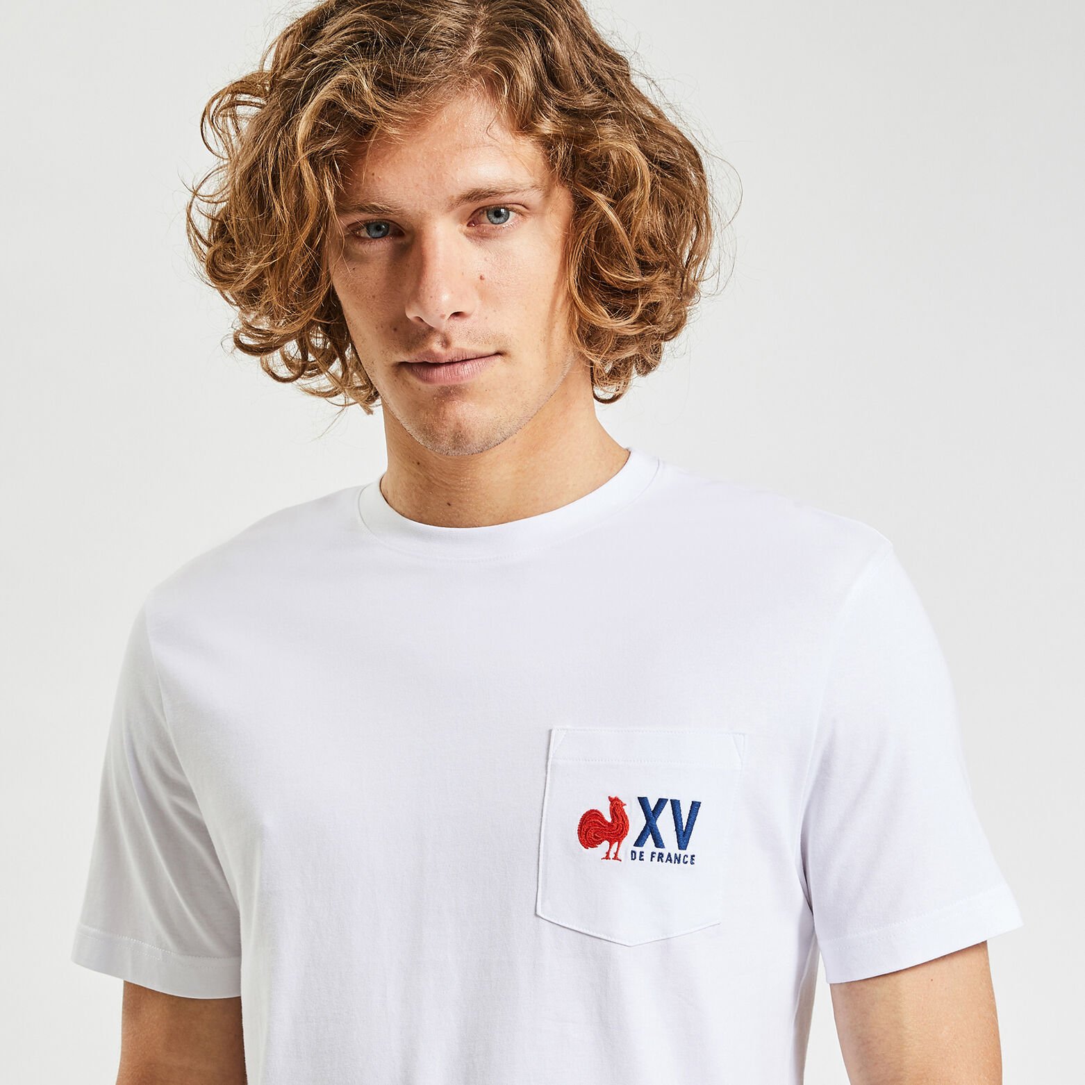 Tee-shirt licence France rugby Blanc