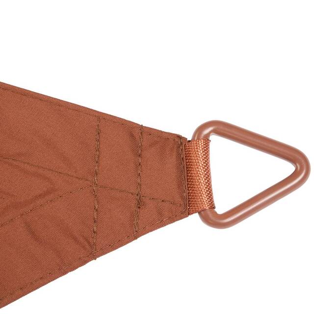 Voile d'ombrage rectangulaire ELYORA Acajou