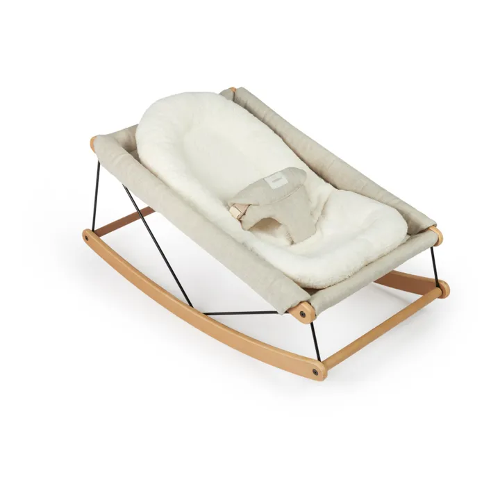 Nobodinoz Coussin réducteur pour transat Growing green en éponge de coton bio