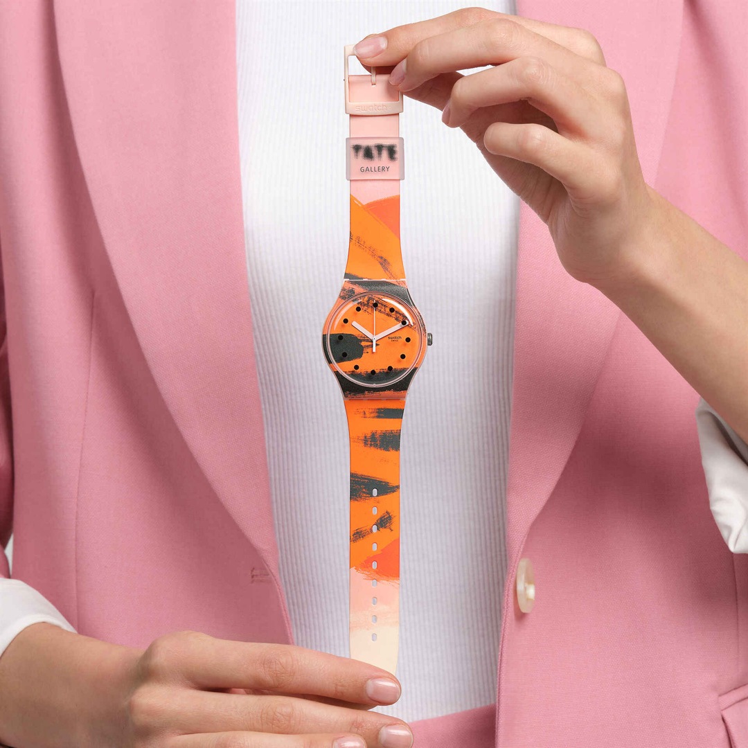 Swatch x Tate Gallery Barns-Graham’s Orange and Red on Pink