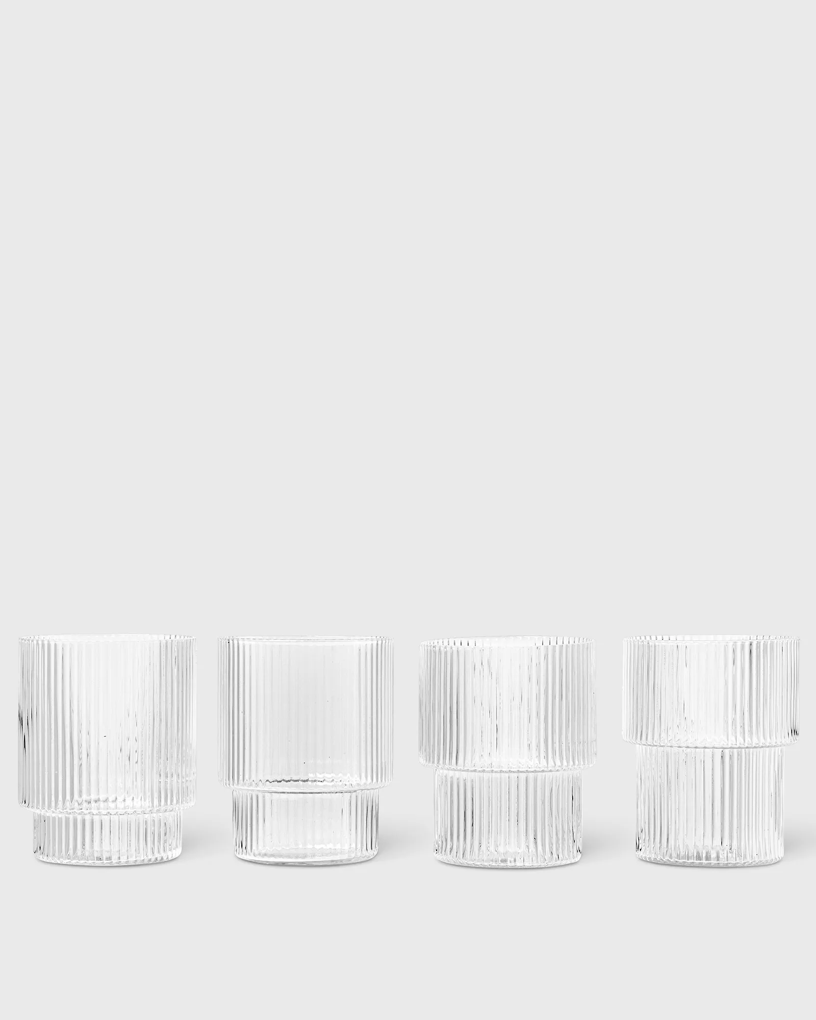 Conjunto de 4 copos ferm LIVING Ripple
