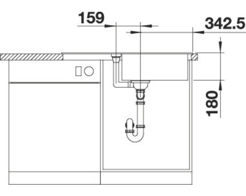 Blanco FAVUM XL 6 S spoelbak 860 x 435 mm vulkaangrijs 527267