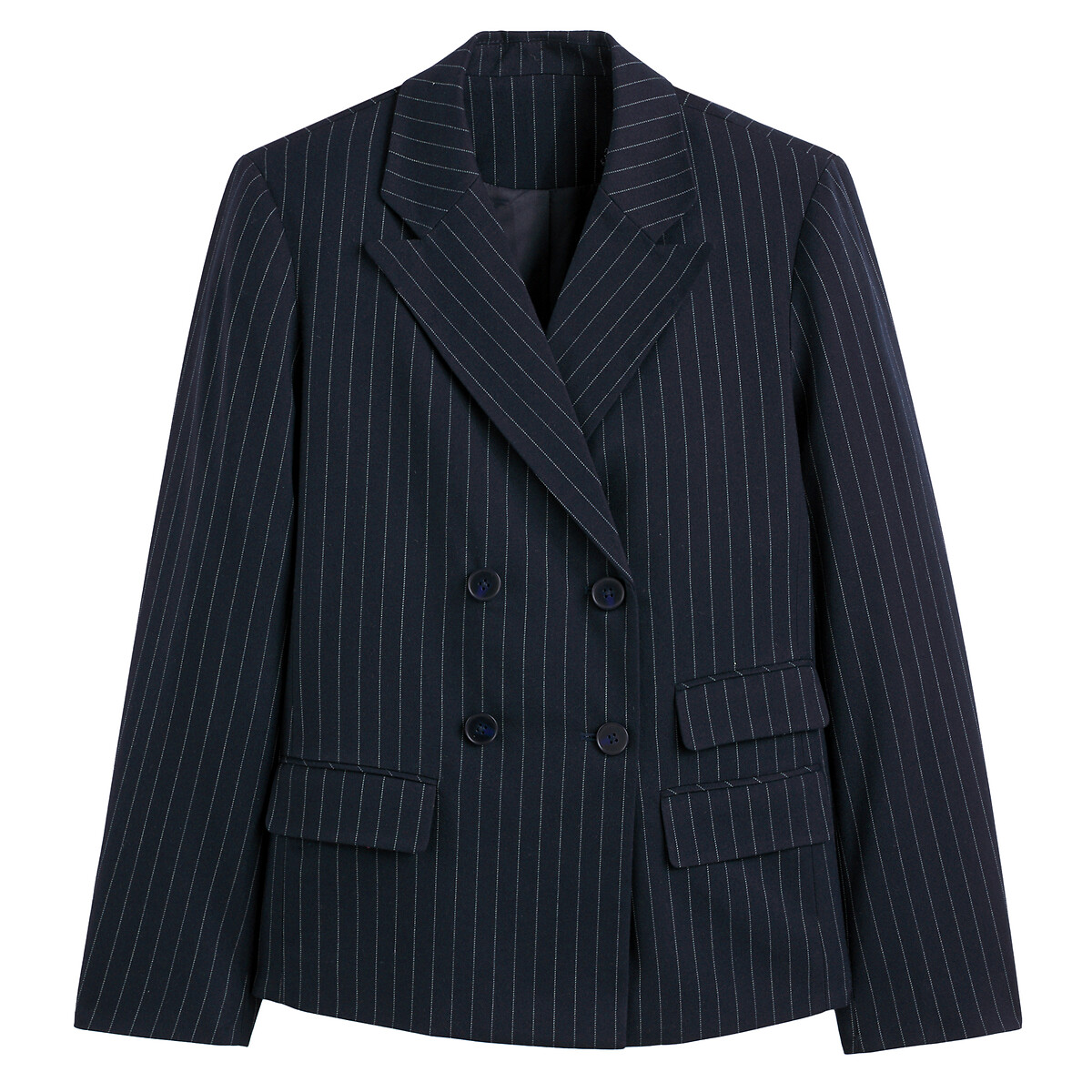 COLEÇÃO LA REDOUTE<br>Blazer acinturado com listras de tênis