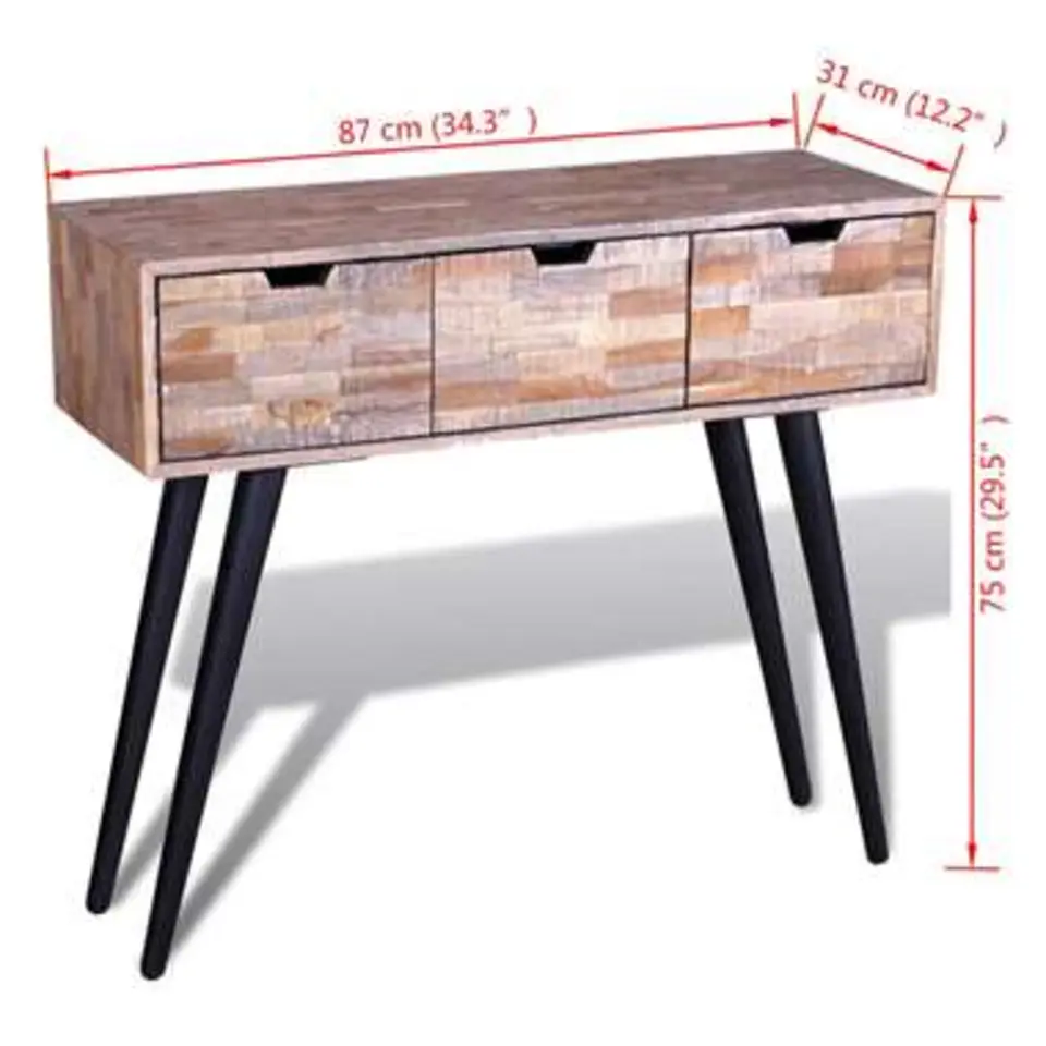 vidaXL - Salontafel - Bruin - Hout