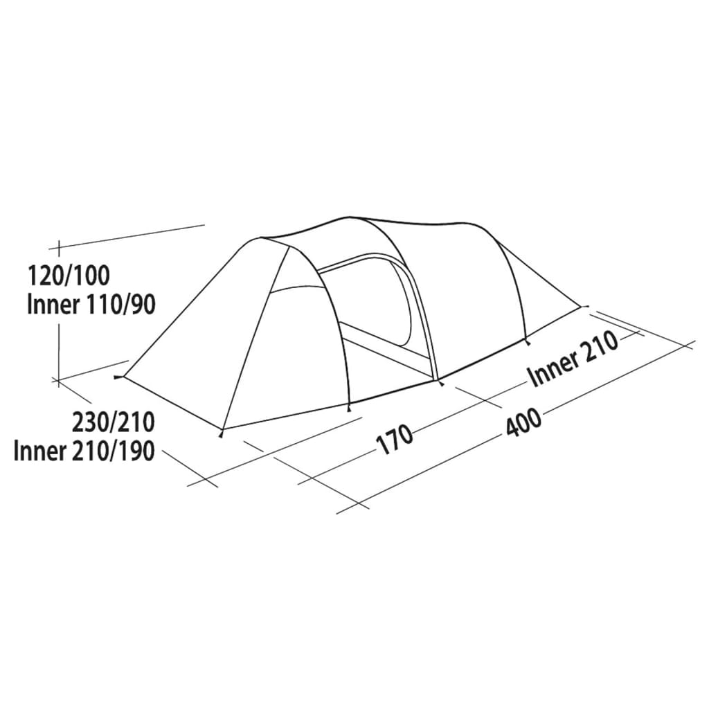 Barraca Easy Camp Magnetar 400 para 4 pessoas