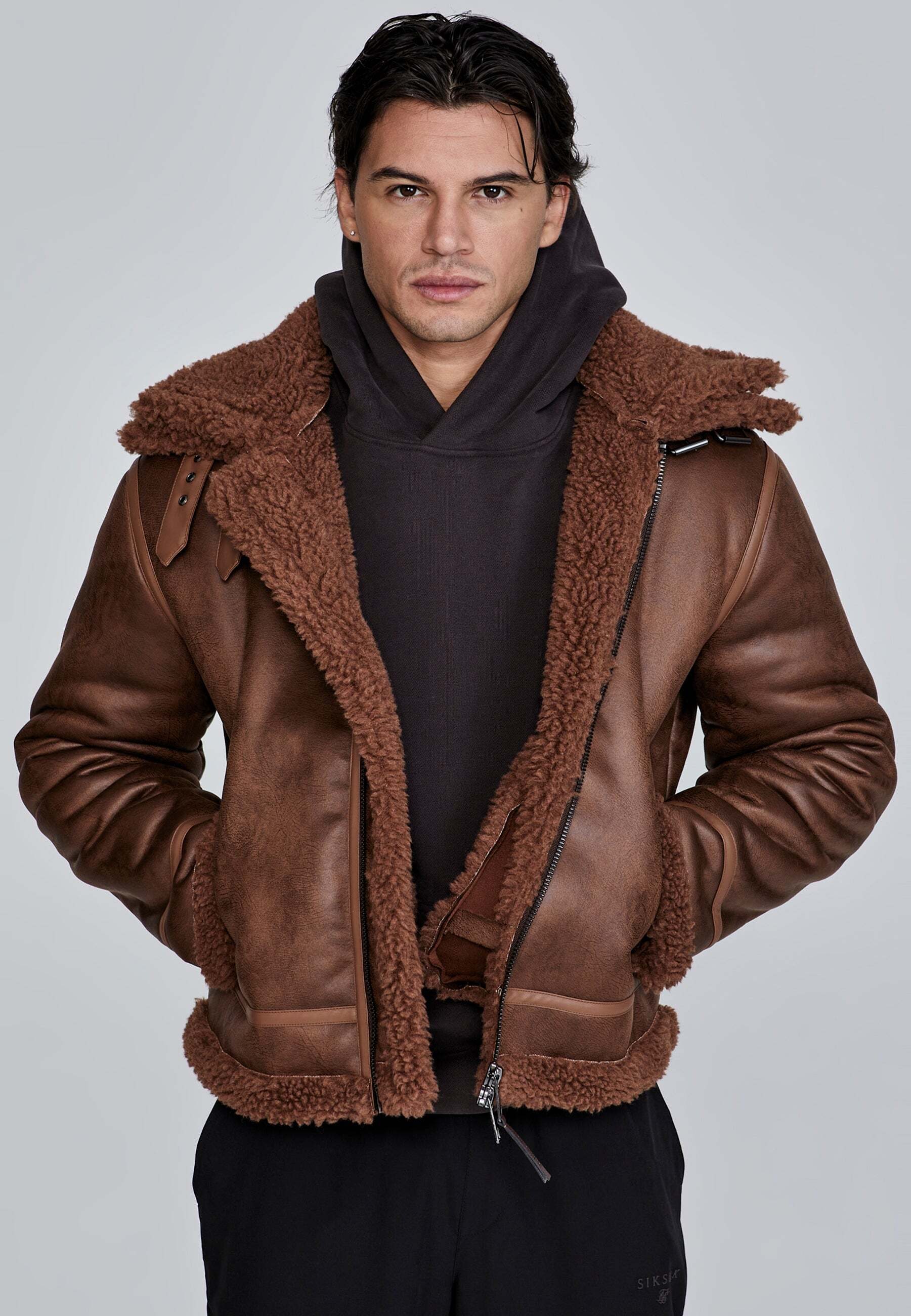 Siksilk Kurzjacke »Siksilk Jacke Aviator Jacket«