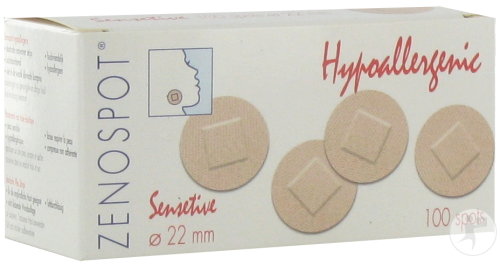 Zenospot Sensitive Pansement Hypoallergénique 22mm Pièces 100