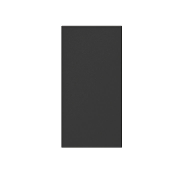 Porte battante anthracite mat GoodHome Atomia H 74,7 x L. 37,2 cm