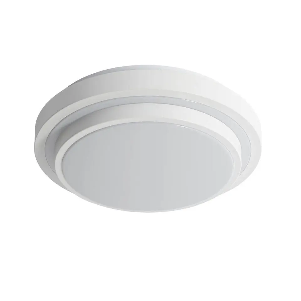 Qazqa plafondlampen buiten walden wit e27