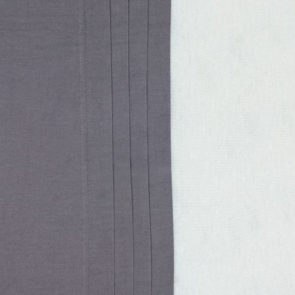 Witlof For Kids Tuck-Inn® Laken Plooien - 40 x 80 cm - Warm Grey