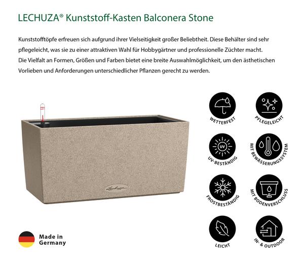 LECHUZA® Kunststoff-Kasten Balconera Stone,