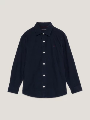 Camisa de veludo cotelê de corte regular