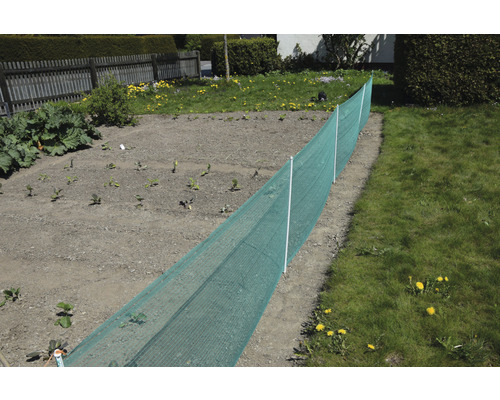 Universele schutting enkele paal 20 m x 80 cm groen