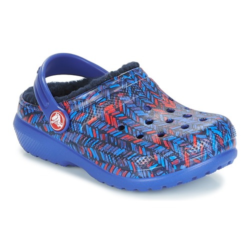 Crocs - CLASSIC LINED GRAPHIC CLOG K - Bleu