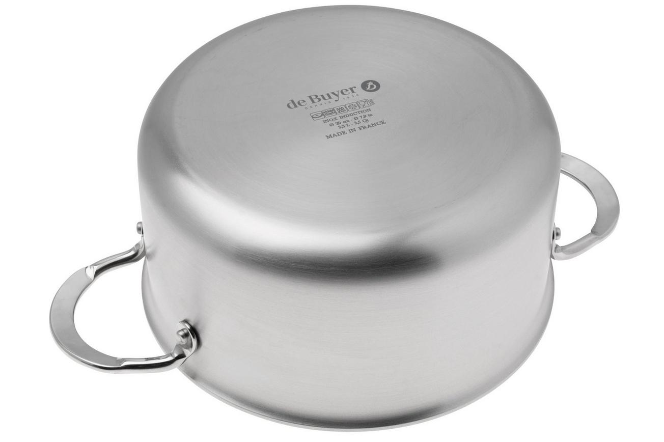 de Buyer Alchimy 3605.20 stoofpan zonder deksel, 20 cm, 3,3L