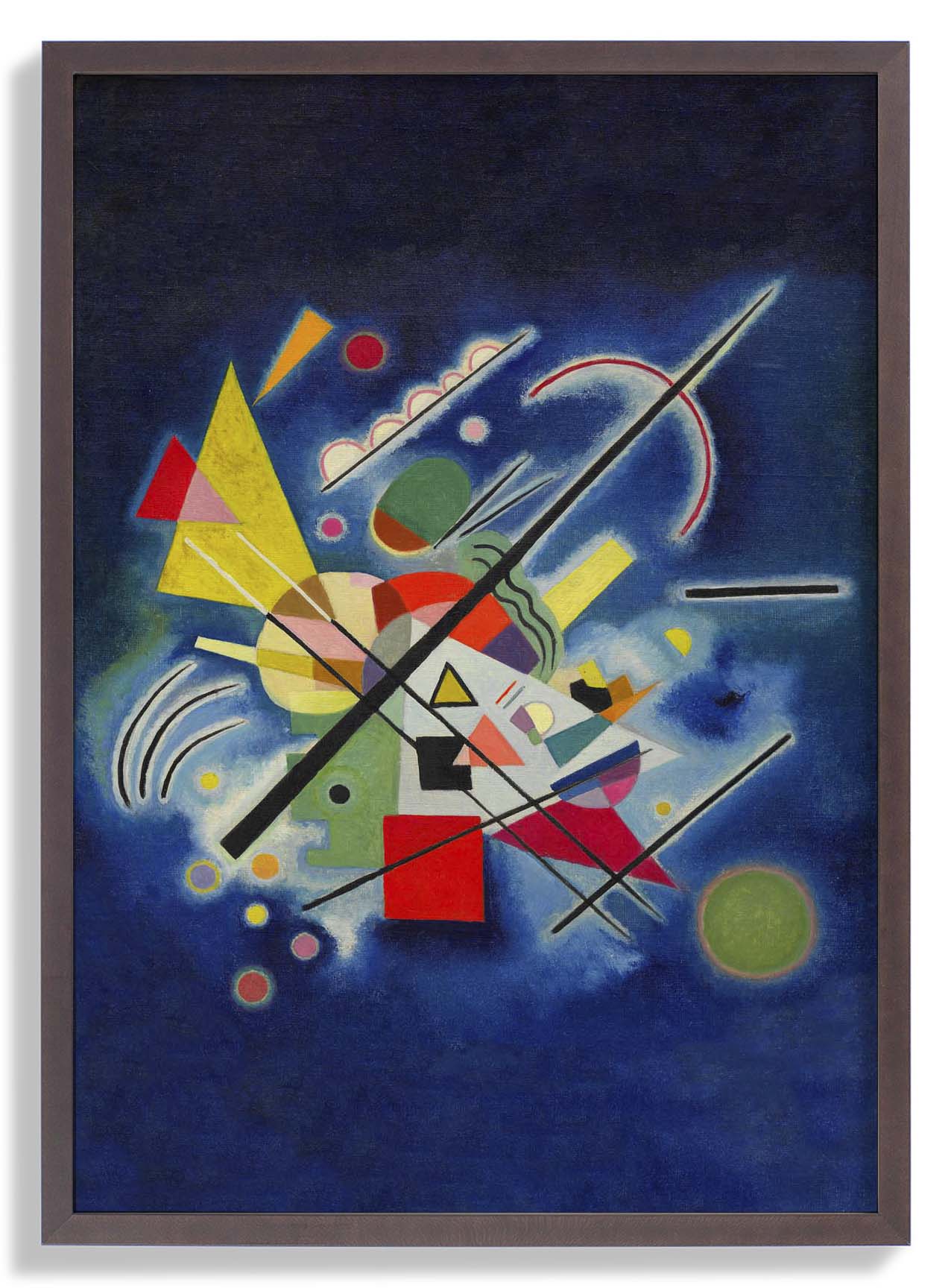 Blau Malerei von Wassily Kandinsky