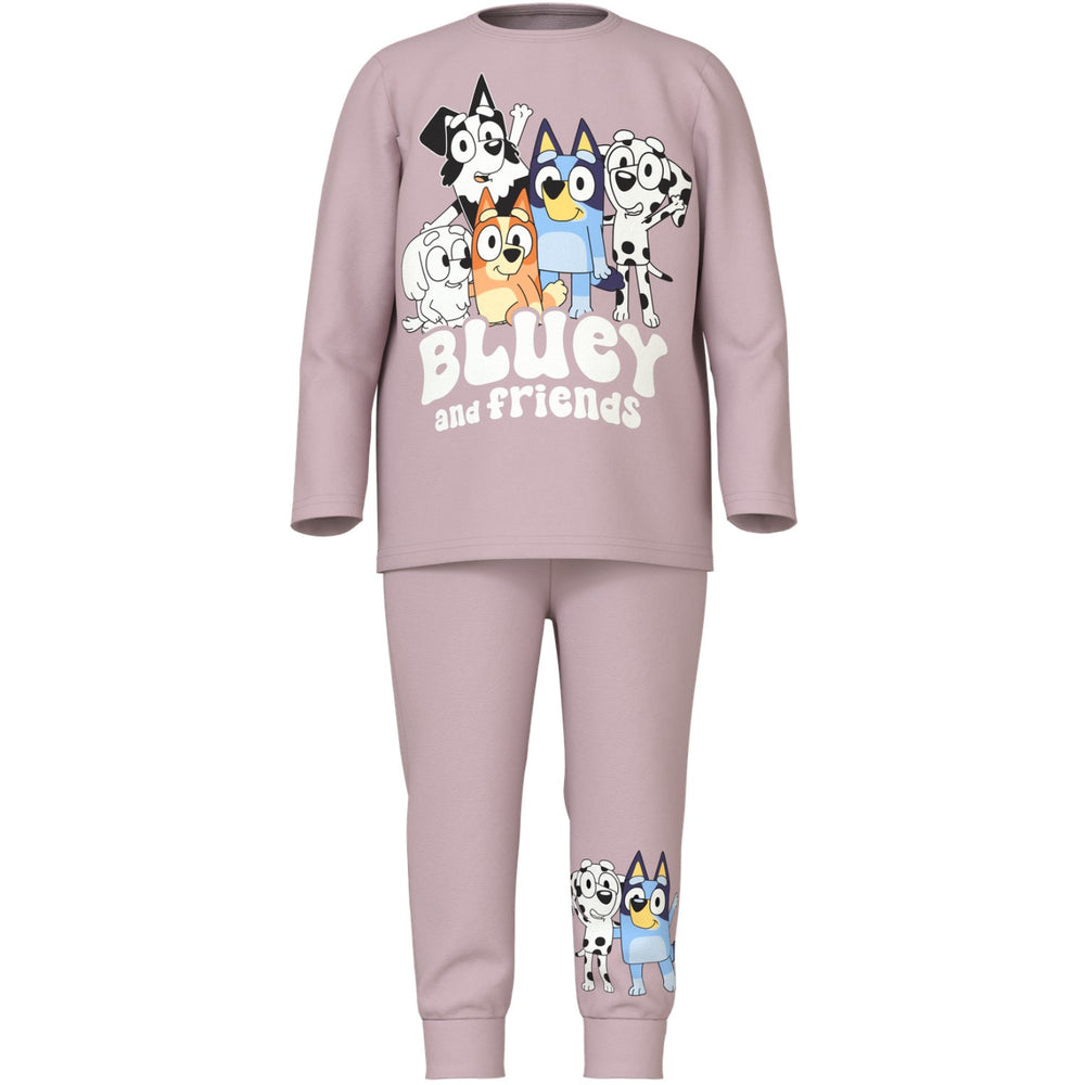 Køb Name It Burnished Lilac Nmnamu Bluey Ls Natsæt Sky