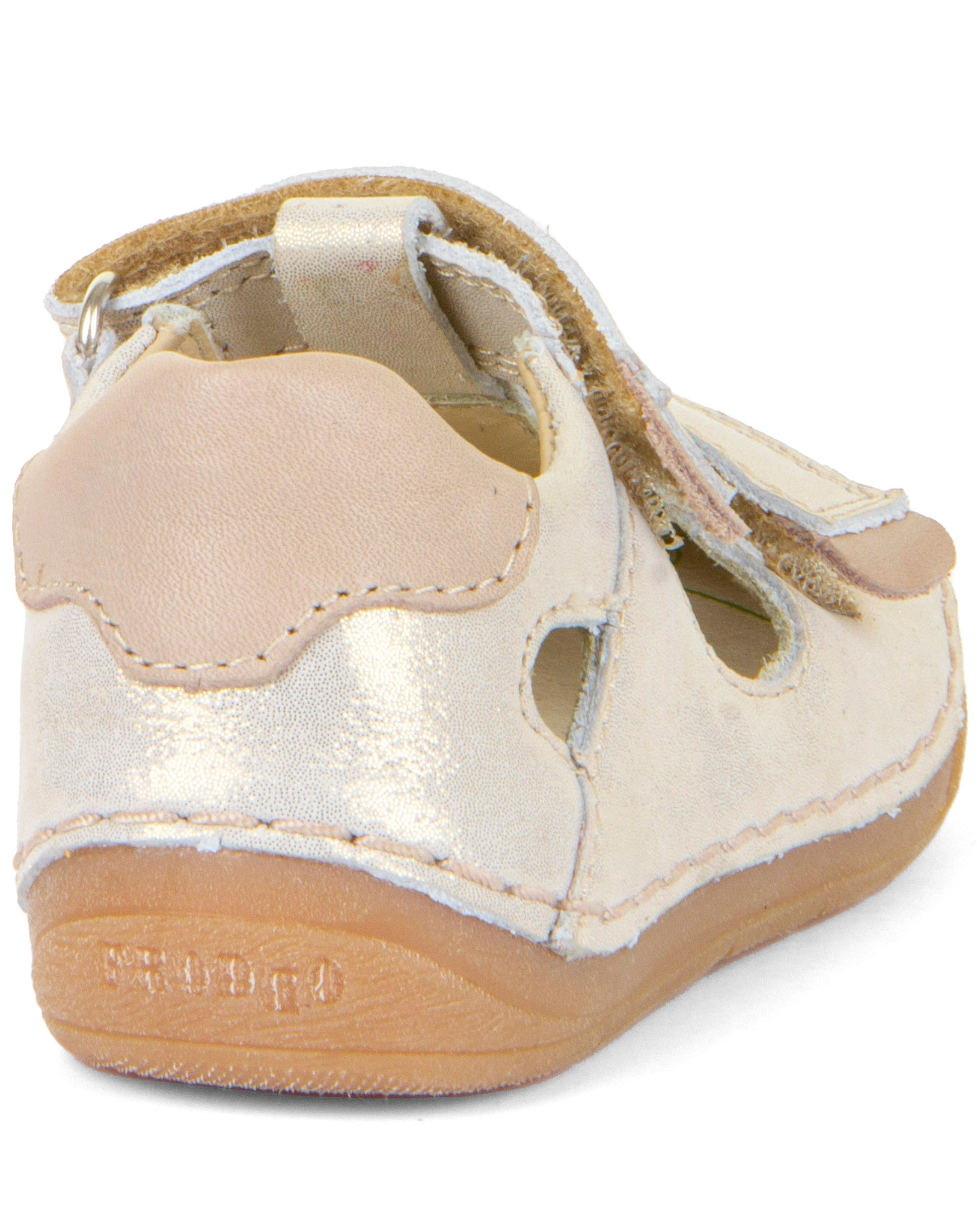 Klett-Lauflernsandalen PAIX DOUBLE in gold shine