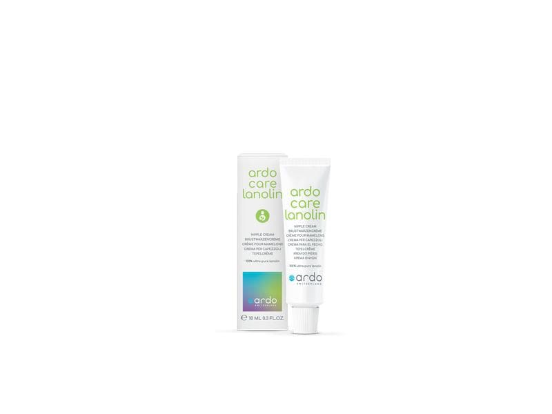 ARDO Brustwarzensalbe Lanolin, 10 ml Brustpflegecreme Lanolin