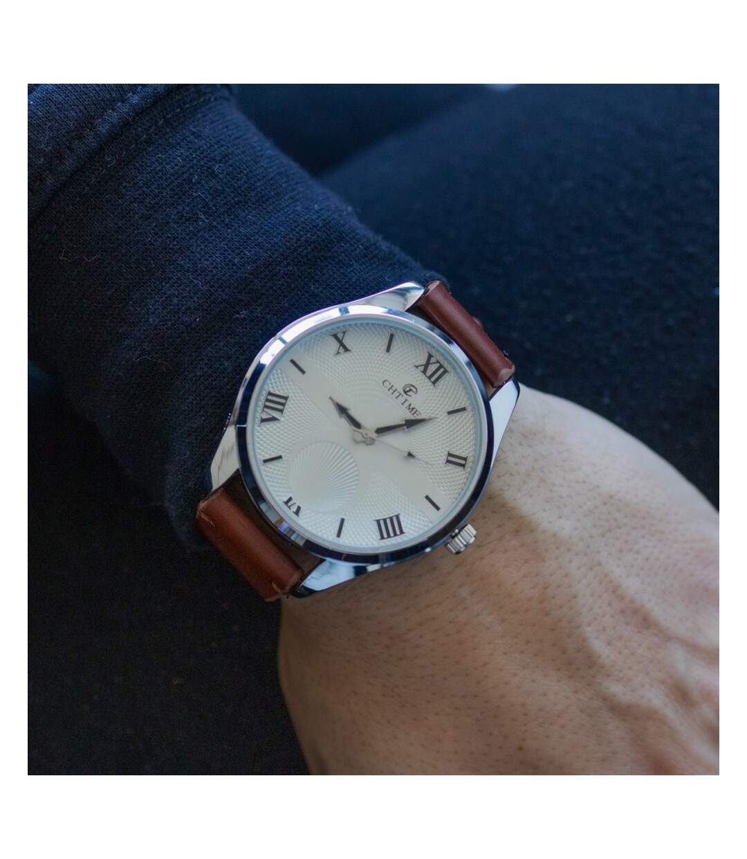 Montre d'Homme Fashion Chocolat CHTIME