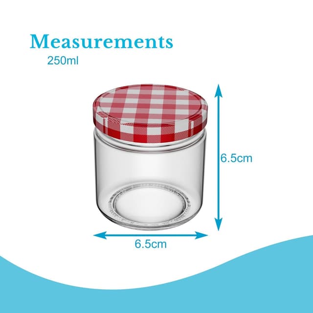 25x Konserveringsglas 150 ml Små glas til marmelade