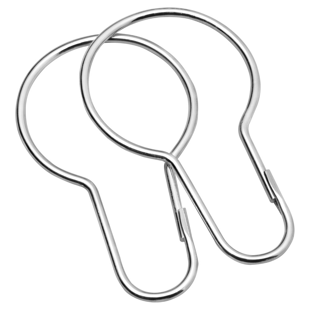 Sealskin Hooks douchegordijnringen 12 stuks metaal