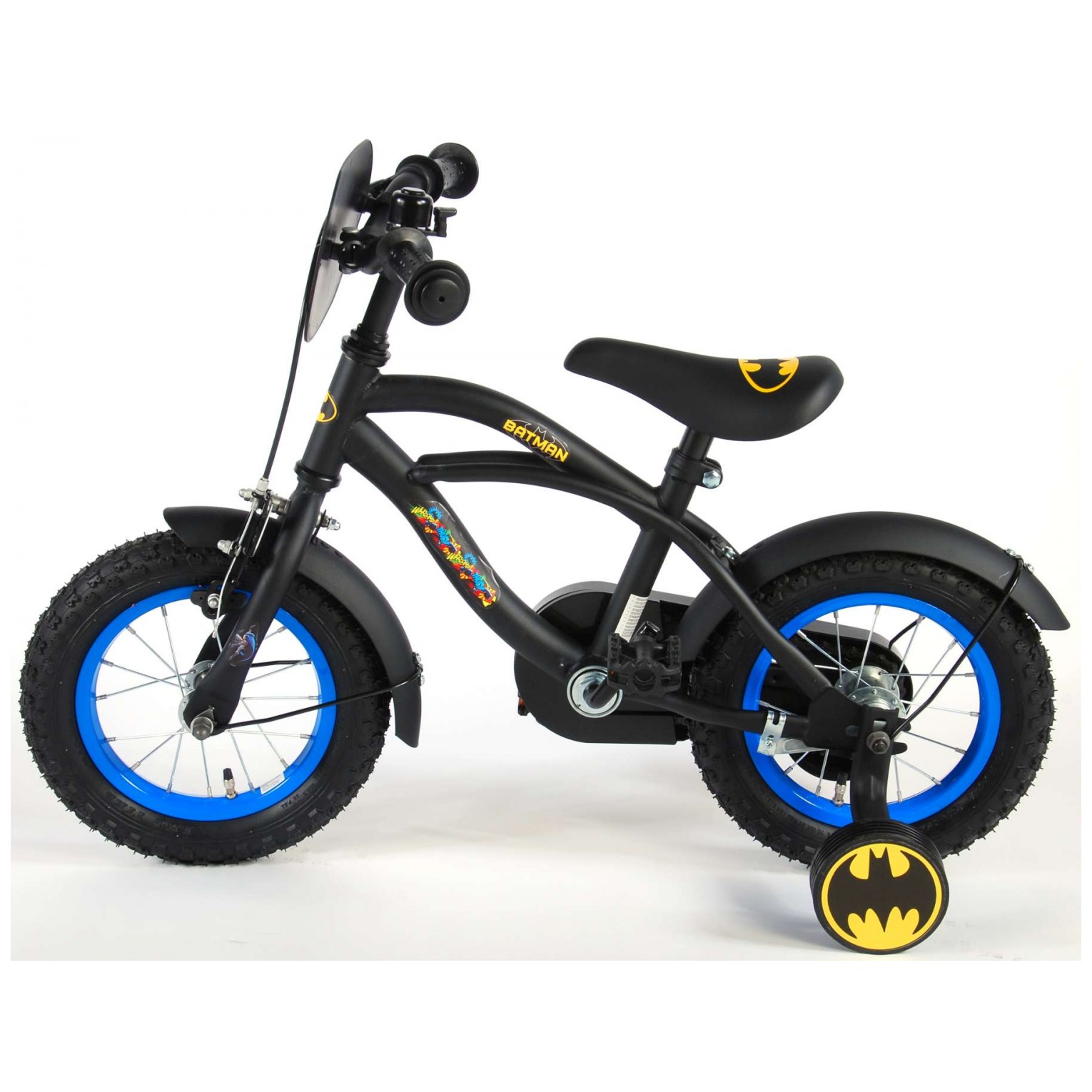 Batman Fiets - 12 inch - Zwart