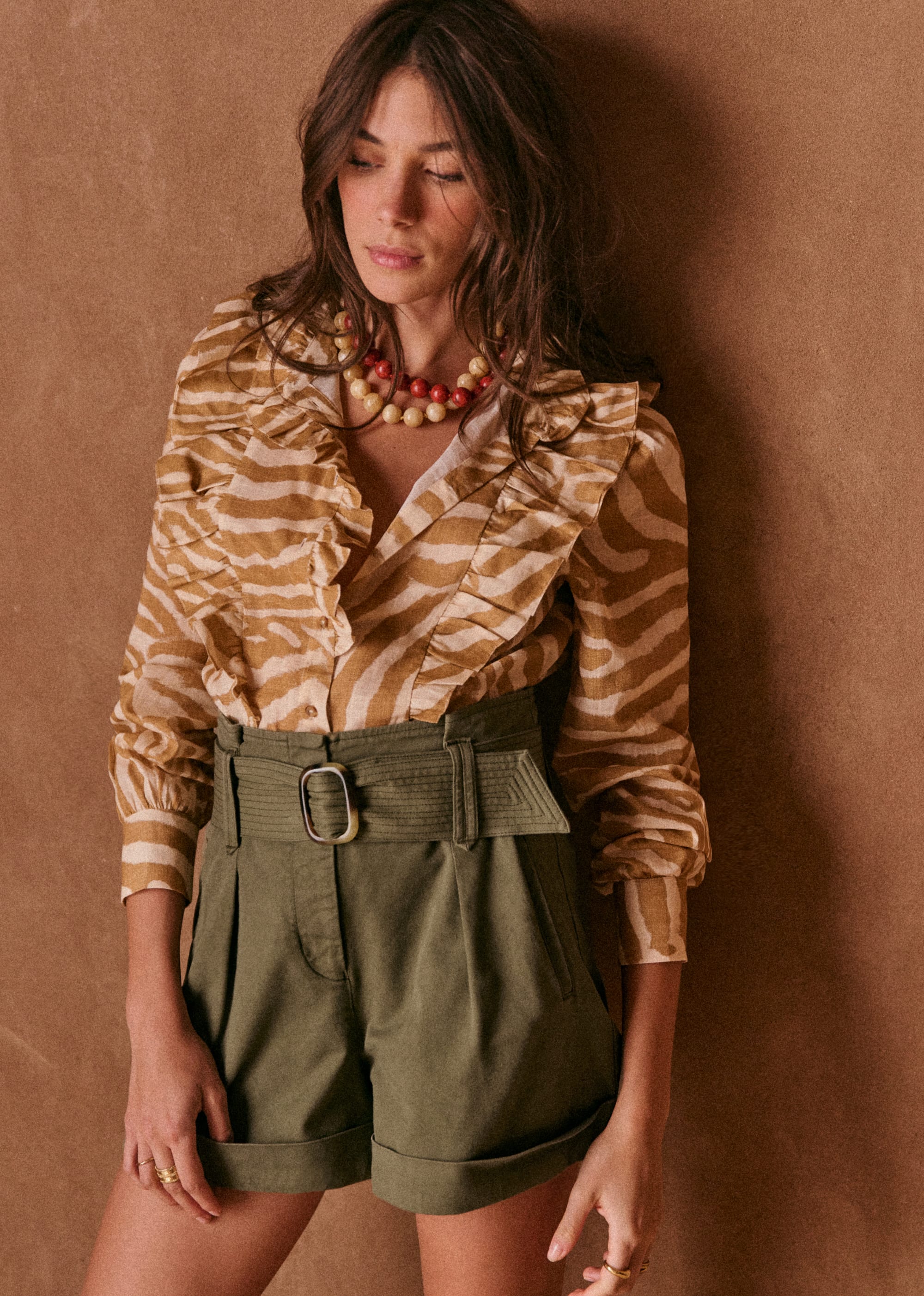 Short Rome - Kaki - E-SHOP/JUPES & SHORTS 5905634